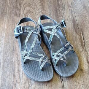 Chaco Blue Strappy Sandal Womens Size 10